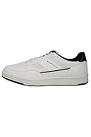 TOM TAILOR 5382802 sneakers voor heren, wit-navy, 44 EU, , 44 EU