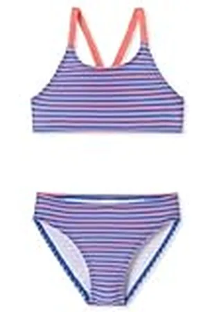 Schiesser Aqua Kids Girls Bustier Bikiniset voor meisjes, maat 92 tot 140, , 98 cm
