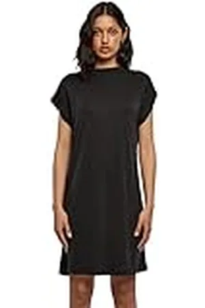 Urban classics Modal Jurk voor dames, zwart, XS