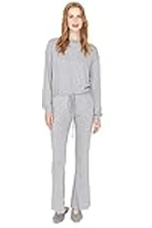 Trendyol Effen gebreide pyjama voor dames (pak van 2), , XL