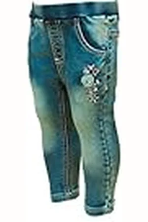 Salt & Pepper Seaside Print Jeans voor babymeisjes, , 62 cm