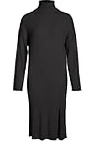 VILA VIRIL L/S Rollneck Knit MIDI Dress, , M