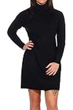 ONLY Onljana L/S Cowlnck Dress Wool Knt Noos dames Casual jurk, ,L