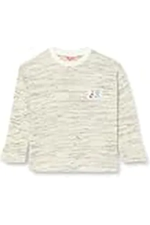 Koton Babyboys T-shirt met lange mouwen, bedrukt met ronde hals, geribbeld katoen, , 6-9 Maanden