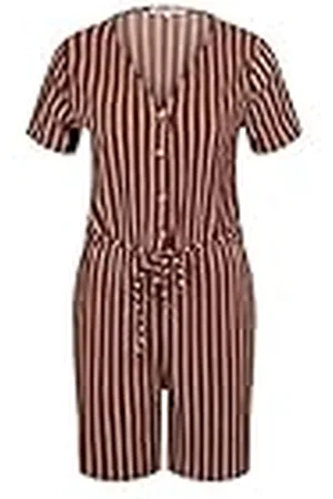 TOM TAILOR Dames jumpsuit met strepen 1031414, , XL