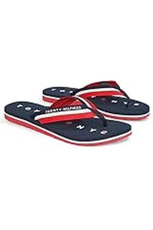 Tommy Hilfiger Tommy Loves NY Beach Teenslippers voor dames, blauw, 42 EU