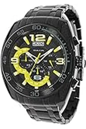 Munich München Unisex-volwassene kwartshorloge met roestvrij stalen armband MU+134.1C