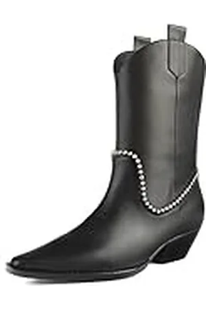 L37 Handmade Shoes Dames enkellaarsjes I cowboylaarzen natuurlijk leer I handgemaakte schoenen I unieke stijl I Let It Rain Western Boot, , 36 EU, , 36 EU