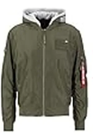 Alpha Industries MA-1 TT capuchon Custom Bomber Jacket voor heren