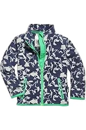 Playshoes Uniseks kinderjas met sterren camouflage fleece, , 98 cm