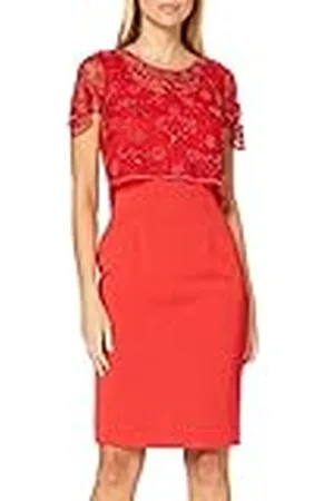 Gina Bacconi Irma Cocktailjurk voor dames, Rood, 40