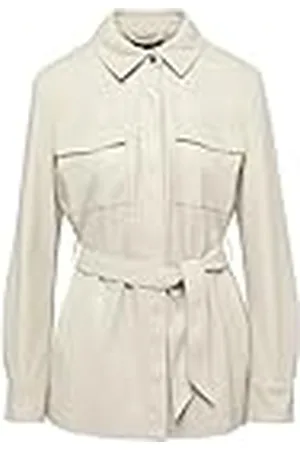 Comma, Overshirt met riem van nepleer, , 38