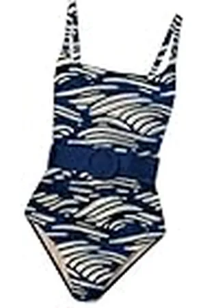 averie Alaska Damesbadpak, met riem, one-piece, XS-3XL, gerecyclede stof, , XXL