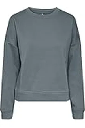 Pieces® CHILI Sweater - Loungewear trui - Huispak dames top - Jogging trui - XXL - Blauw