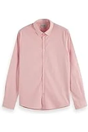 Scotch&Soda Seasonal Essentials Poplin gestreept herenshirt, , XXL