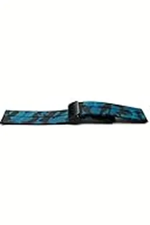 System-S Armband 20 mm van siliconen met klapsluiting voor smartwatch met camouflageprint in blauw, , Eine Grösse, Klassiek