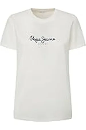 Pepe Jeans Dames Fiore, T-shirt, wit, XS, , XS