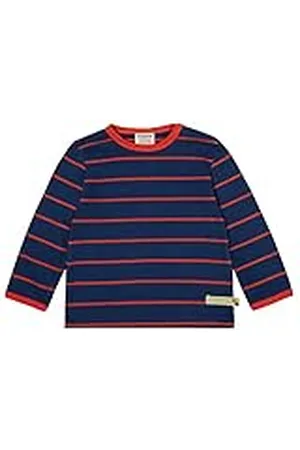 loud + proud Uniseks kinderstrepen, GOTS-gecertificeerd T-shirt, , 86-92