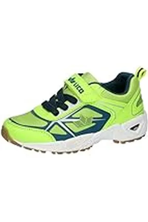 LICO Jongens Unisex Kids Salford VS Indoor Sneakers, Citroen/Benzine, 6 UK Kind, Citroen Benzine, 6 UK Child