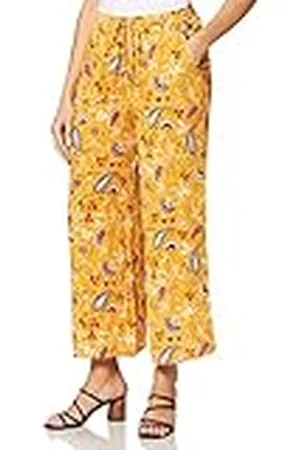 Damart Damesbroek 7/8 crêpe print, GRANDCASHMERE CORIANDE elastisch