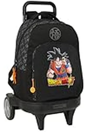 Safta Dragon Ball Combat Grote rugzak met wielen, compact, afneembaar, ideaal voor kinderen van verschillende leeftijden, comfortabel en veelzijdig, kwaliteit en duurzaamheid, 33 x 22 x 45 cm,