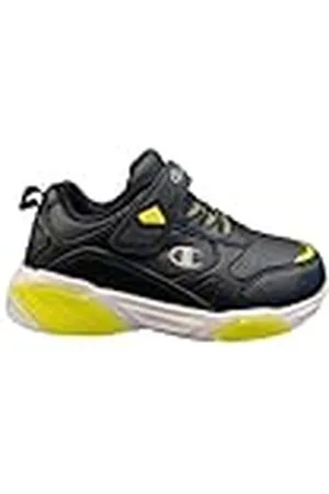 Champion Wave PU B PS Low Sneakers, BLU Marine/Limone (BS502), 31,5 EU, , 31.5 EU