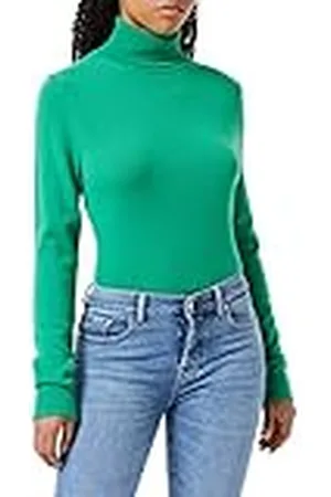 Benetton Tricot met fietsshirt, M/L 1002D2348, trui, groen 03Q, XS dames