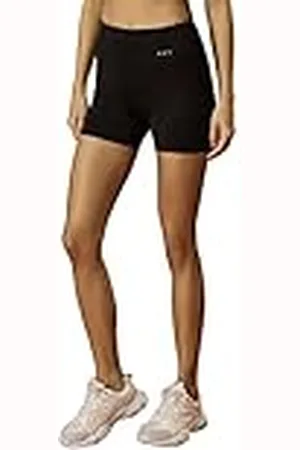 Koton Dames Medium Rise Minimal Gedrukt Korte Biker Leggings Panty, , XS