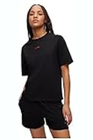 HUGO BOSS Dames Shuffle Loungewear_T_Shirt, Black1, XS, , XS