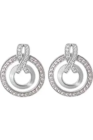 ORPHELIA Oorstekers voor dames, 925 zilver, zirkonia, rond geslepen, Sterling zilver, Zirkonia