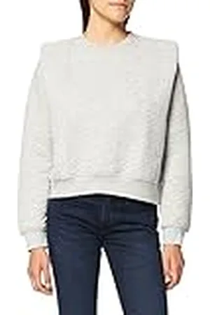 LTB Jeans Dames Nofeda Trui, Grey Gold Lurex 12523, XS