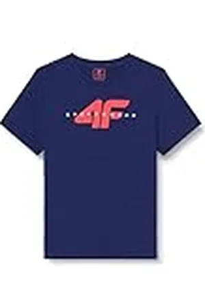 4F T-shirt M1113 Navy 146 voor kinderen, , 146