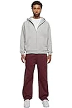 Urban classics Blank Suit Survtement, lichtgrijs + kers, XXL heren, , XXL