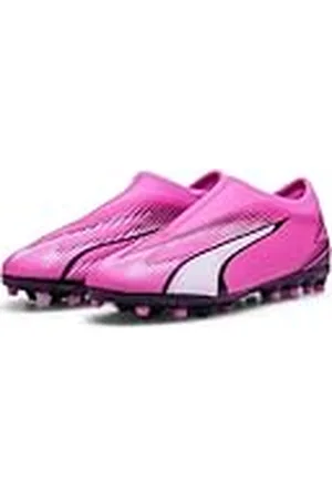 PUMA Unisex Kids Ultra Match Ll Mg Jr Voetbalschoen, Poison Pink White Zwart, 38.5 EU