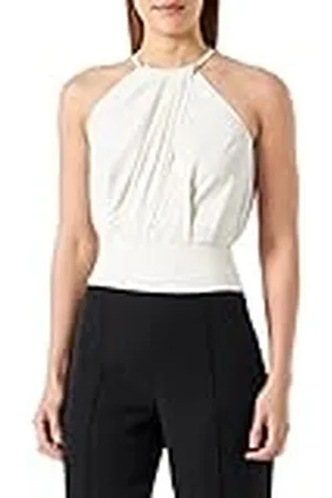 Pinko Trionfale Top Crepe Fluid Tank Top voor dames, , 44 NL