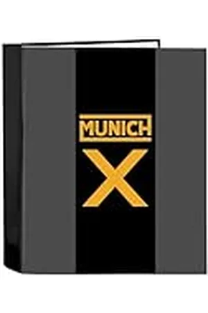 Safta MUNICH MOONLESS map, folio, 4 ringen, ideaal voor kinderen van verschillende leeftijden, comfortabel en veelzijdig, kwaliteit en duurzaamheid, 27 x 6 x 33 cm, kleur, , Standaard