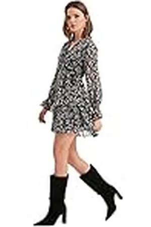 Trendyol Dames bloemen mini lange mouwen casual regular jurk jurk, , 40