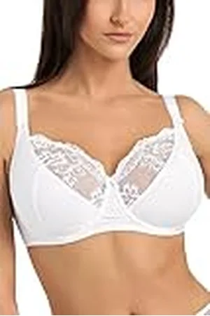 Teyli Cotton Bra - Dames beugel BH - BH met kanten bies - Het is gemaakt van hoge kwaliteit katoen en lycra 85F