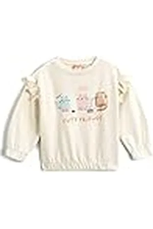 Koton Baby-meisje Cat Printed Ruffled Detail Sweatshirt, , 6-9 Maanden