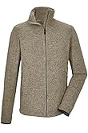 Killtec Heren Gebreid fleecejack/fleecejack met opstaande kraag KOS 328 MN FLX JCKT, , XL, 41327-000