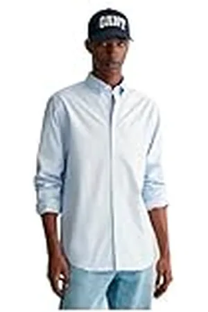 GANT Heren Reg Pinpoint Oxford Shirt Klassiek overhemd, blauw, XL