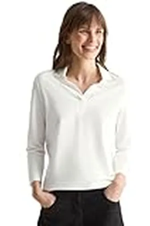 CECIL Piquée poloshirt voor dames, , XL