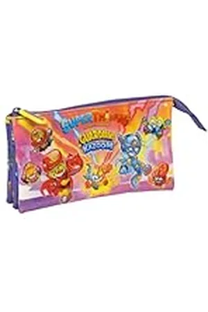 Safta SuperThings Guardians of Kazoom Drievoudige tas, , Standaard