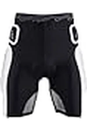 Oneal | Protector-Trousers | Motocross Enduro Motorfiets | Duurzaam EVA-schuim met hoge dichtheid, geïntegreerde ventilatiepads, elastische taille | Pro Short | Volwassen | Zwart Wit | Maat M