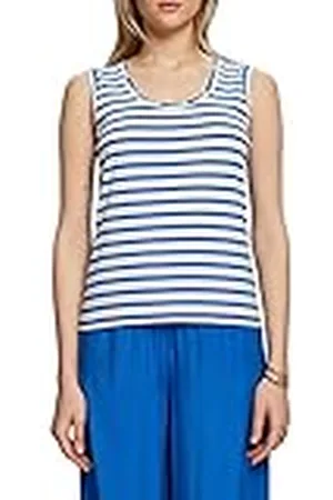 ESPRIT Gestreepte tanktop, ice, XS