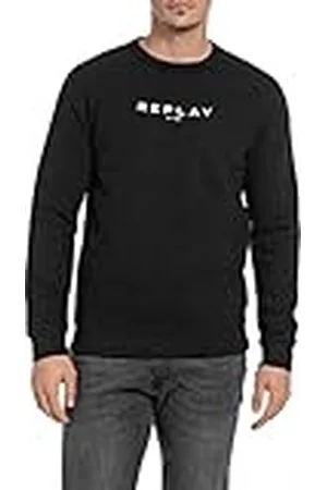 Replay Sweatshirt voor heren van katoenmix, , L