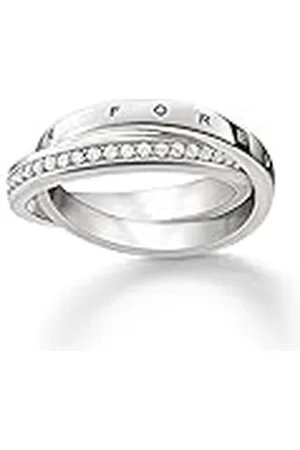 Thomas Sabo Damen-Ring Sterling Silver Forever 925 Silber Zirkonia weiß Gr. 54 (17.2) - TR2099-051-14-54