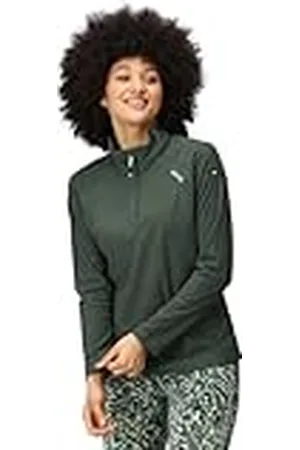 Regatta Dames Montes Lichtgewicht Half-Zip Fleece Voering DrkestSprate, Maat 44, , 42