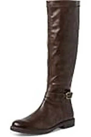 Marco Tozzi Dames overknee-laarzen plat met ritssluiting, , 41 EU