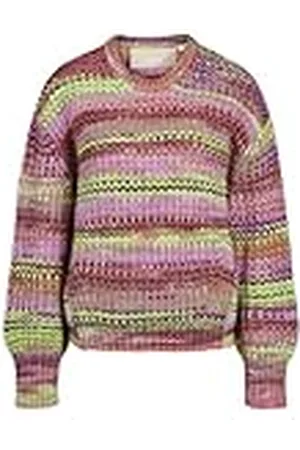 JACK & JONES Jxsimone Space Dye Crew Neck Knit Sn Gebreide trui voor dames, , M
